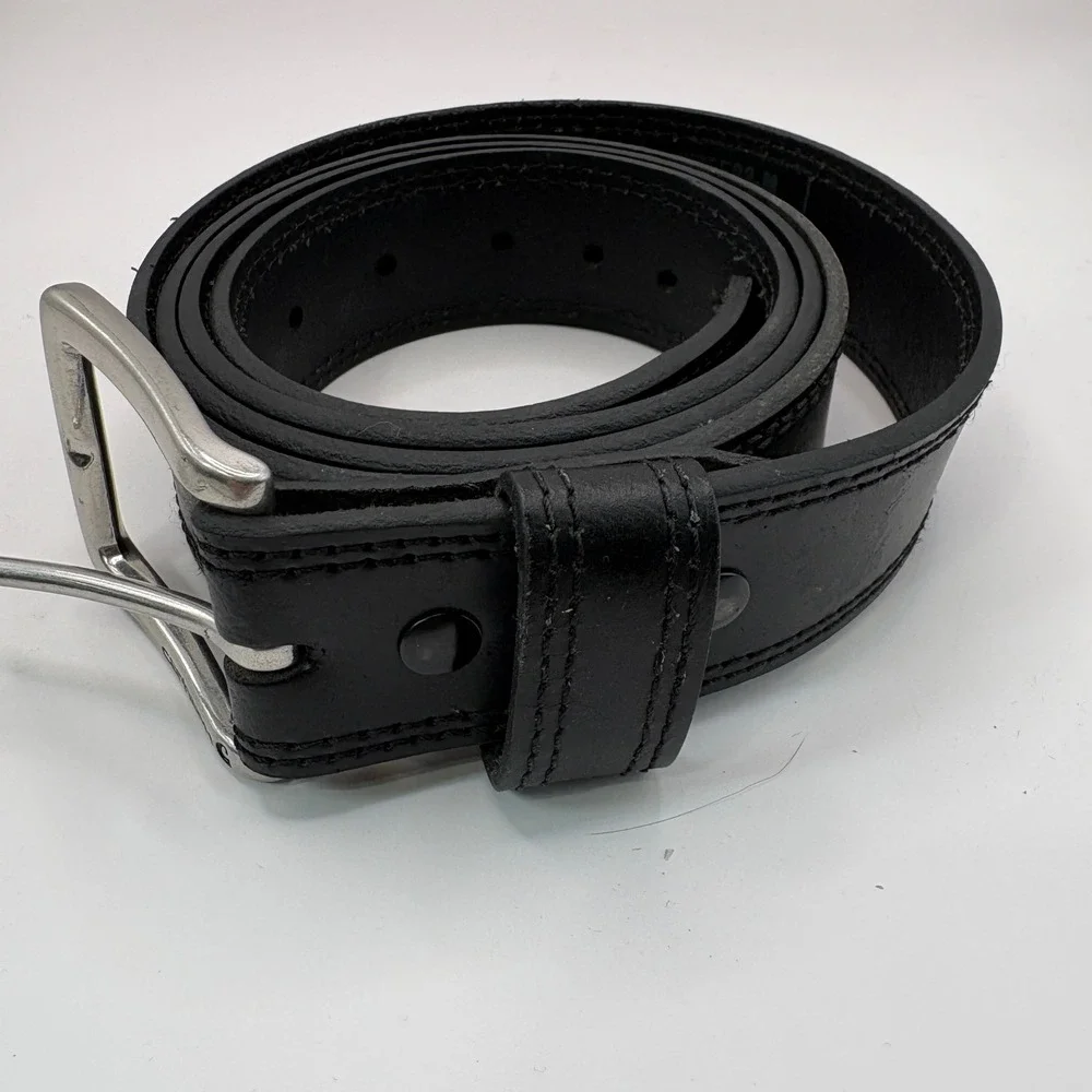 Carhartt Leather Belt Mens 50 Black WB5503-M Workwear Casual Everyday Rugged